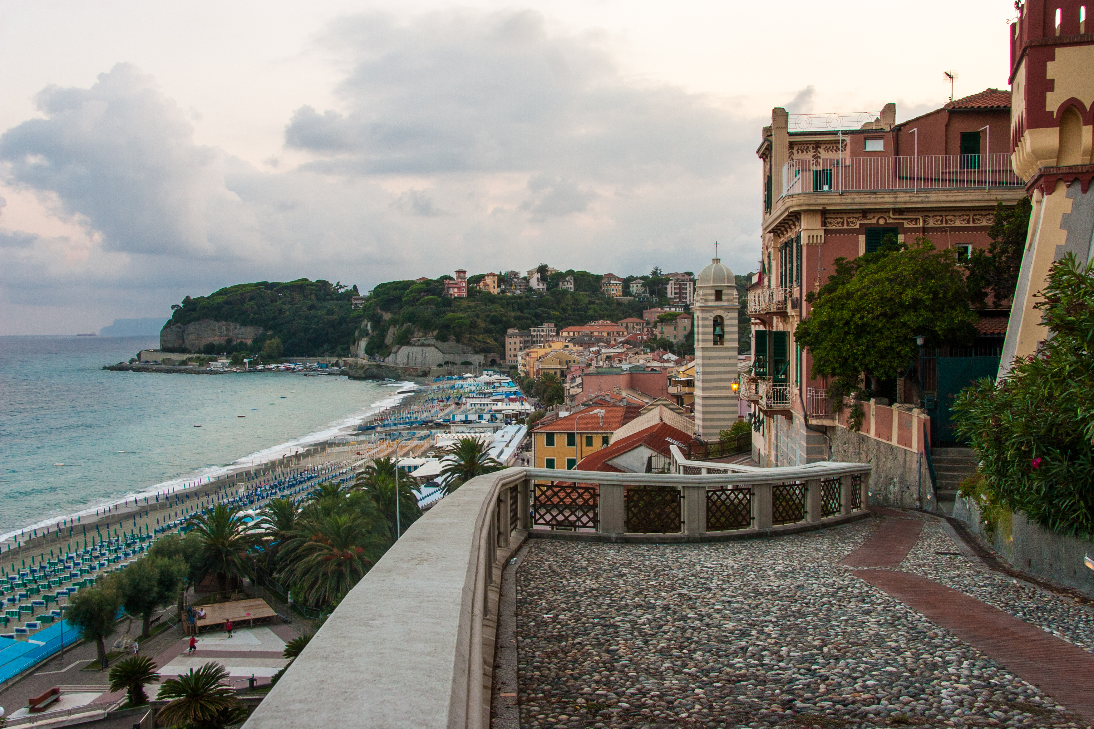 Passeggiata Romana vista su Celle