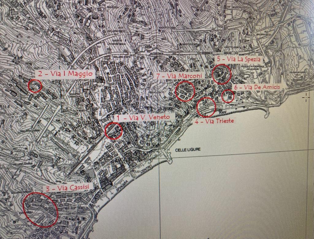 Mappa strade oggetto del lavoro