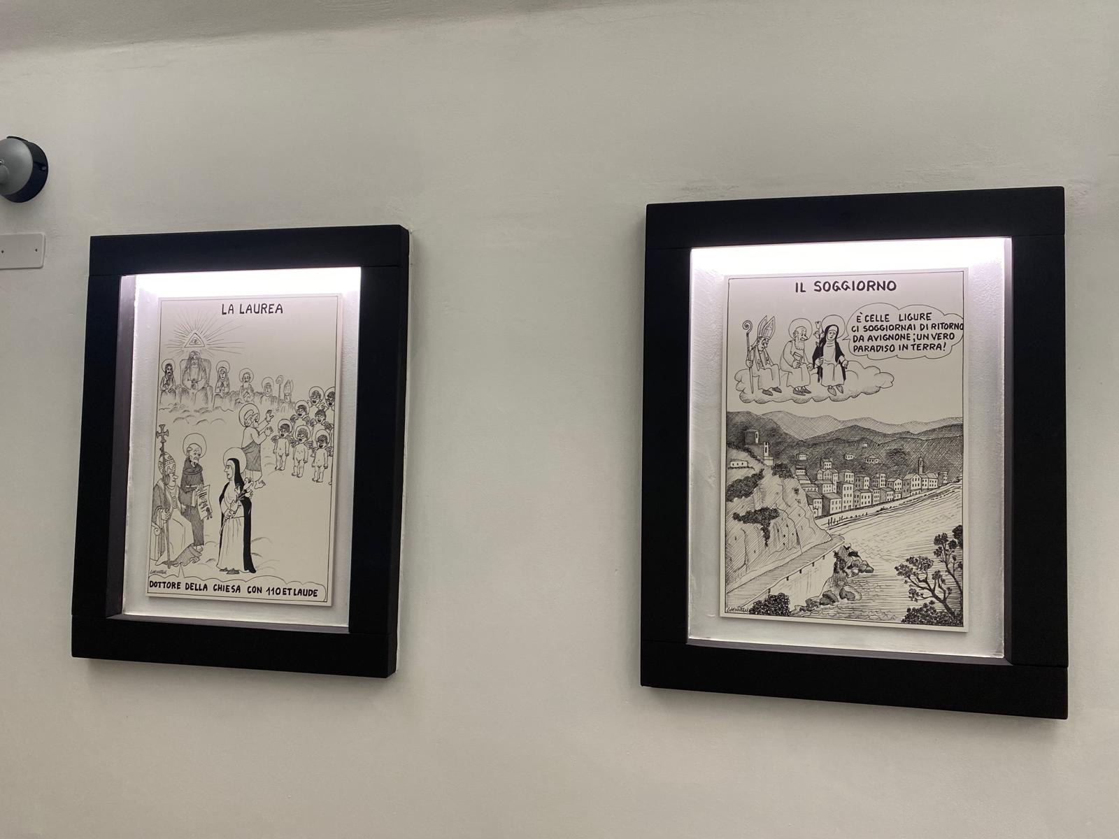 Caruggio Santa Caterina: disegni Emilio Giannelli