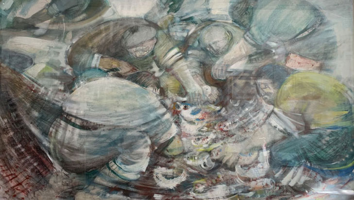 Opera di Raffaele Arecco nell'Ufficio del Sindaco