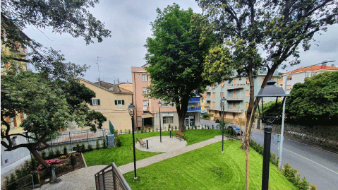 Piazza Figuccio a Celle Ligure